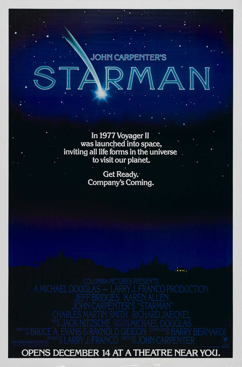 Imagem do Poster do filme 'Starman - O Homem das Estrelas (Starman)'