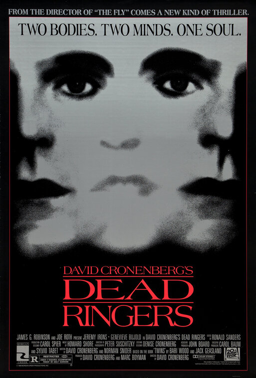 Imagem do Poster do filme 'Irmãos Inseparáveis (Dead Ringers)'