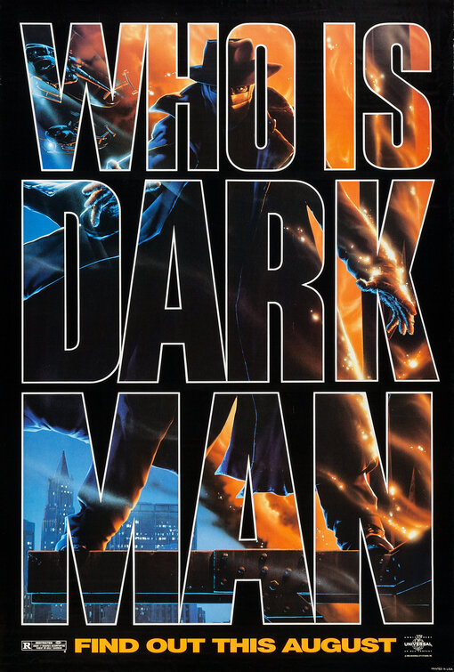 Imagem do Poster do filme 'Darkman - Vingança Sem Rosto (Darkman)'
