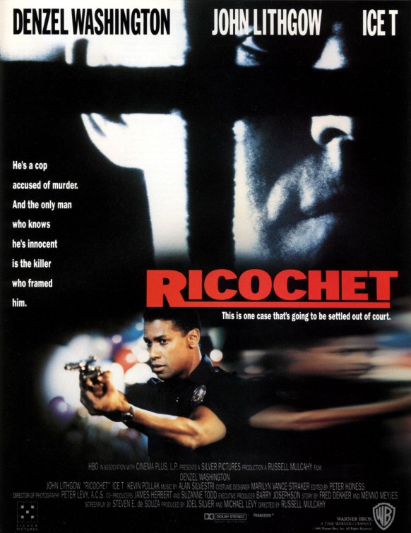 Imagem do Poster do filme 'Sem Limite para Vingar (Ricochet)'